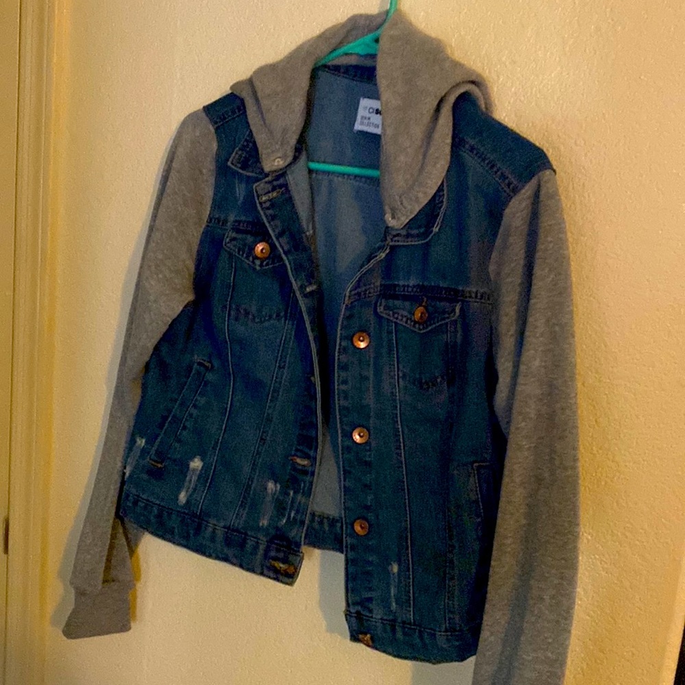 Denim / sweatshirt jacket XL